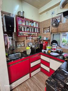 Kitchen Image of 650 Sq.ft 2 BHK Builder Floor for sale in Paschim Barisha Kolkata for Rs. 3600000
