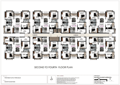 Image of 1302 Sq.ft 3 BHK Apartment / Flat for sale in Perungudi, Chennai for Rs. 24500000