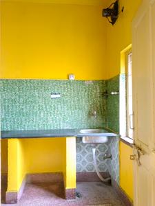 Kitchen Image of 800 Sq.ft 2 BHK Builder Floor for rent in Jodhpur Park Kolkata for Rs. 13000