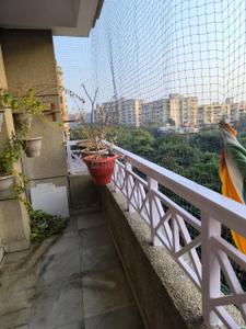 Balcony Image of 1800 Sq.ft 3 BHK Apartment / Flat for rent in CGHS Ashadeep Apartment, Sector 2 Dwarka New Delhi for Rs. 50000