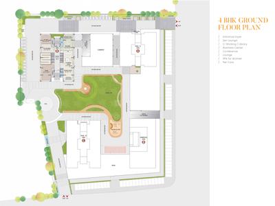 Image of 1900 Sq.ft 4 BHK Apartment / Flat for sale in AG Highline Phase 2, Gota, Ahmedabad for Rs. 24000000