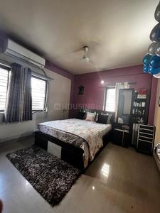 Bedroom Image of 1025 Sq.ft 2 BHK Apartment / Flat for rent in Unimark Srijan Heritage Enclave, Kaikhali Kolkata for Rs. 34000