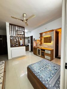 Bedroom Image of 765 Sq.ft 1 BHK Apartment / Flat for rent in Goel Ganga Fernhill, Undri Pune for Rs. 16000