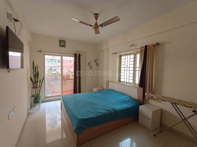 Bedroom Image of 1500 Sq.ft 3 BHK Apartment / Flat for sale in GK Golden City by G K Shelters, Parappana Agrahara Bengaluru for Rs. 12200000