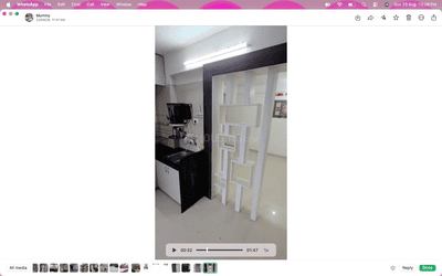 Kitchen Image of 1200 Sq.ft 2 BHK Apartment / Flat for rent in JT JT Stuti Highland, Mughal Sarai Surat for Rs. 25000