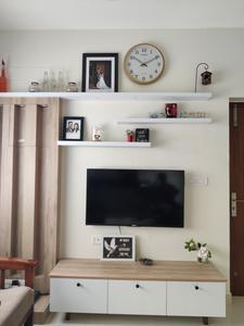 Living Room Image of 978 Sq.ft 2 BHK Apartment / Flat for sale in Sugal And Damani Lake Side Phase 2, Puzhal Chennai for Rs. 7100000