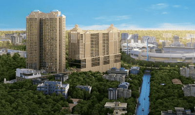 Image of 1440 Sq.ft 2 BHK Apartment / Flat for sale in Paradise Sai World One Residential, Nerul, Navi Mumbai for Rs. 22900000