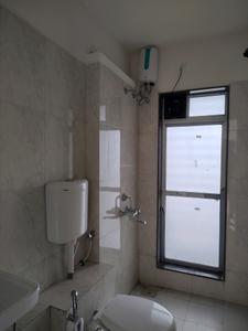 Common Bathroom Image of 700 Sq.ft 1 BHK Apartment / Flat for rent in Rosa Elite, Thane West Thane for Rs. 16002