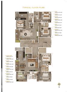 Image of 1350 Sq.ft 3 BHK Apartment / Flat for sale in BM Marqis Phase 1, Balewadi, Pune for Rs. 18500000
