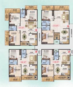 Image of 1250 Sq.ft 2 BHK Apartment / Flat for sale in C V Raman Nagar, Bengaluru for Rs. 15000000
