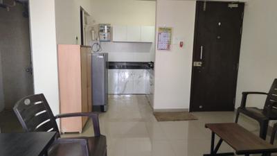 Living Room Image of 650 Sq.ft 1 BHK Apartment / Flat for rent in Mantra Essence, Undri Pune for Rs. 18500