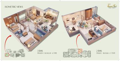Brochure Image of 1158 Sq.ft 3 BHK Apartment / Flat for sale in GLS Sonar Tori, New Town Kolkata for Rs. 8000000