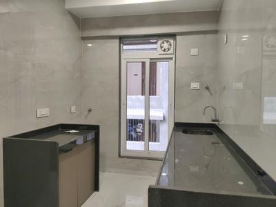 Kitchen Image of 400 Sq.ft 1 BHK Apartment / Flat for rent in Vrindavan Elite, Vikhroli East Mumbai for Rs. 41000