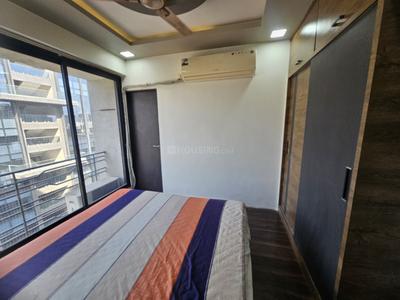 Bedroom Image of 1663 Sq.ft 3 BHK Apartment / Flat for sale in Shreem Gini Lake Gardenz, Makarba Ahmedabad for Rs. 8500000