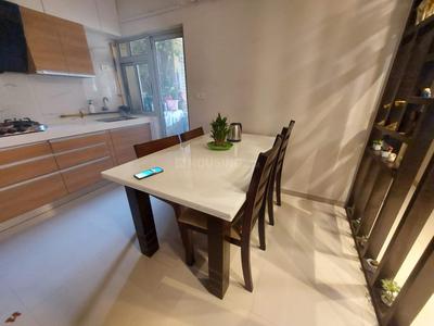 Kitchen Image of 1350 Sq.ft 2.5 BHK Apartment / Flat for rent in Adani The Meadows, Shantigram Ahmedabad for Rs. 45000