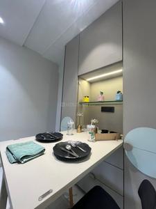 Kitchen Image of 1925 Sq.ft 3 BHK Apartment / Flat for rent in Avadh Carolina, Dumas Surat for Rs. 41000