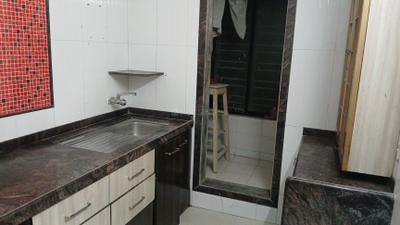 Kitchen Image of 900 Sq.ft 2 BHK Apartment / Flat for sale in Srishti Mayuresh Srishti, Bhandup West Mumbai for Rs. 15800000
