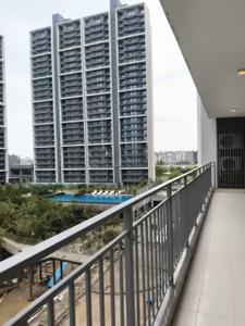 Balcony Image of 2259 Sq.ft 4 BHK Apartment / Flat for rent in Godrej Woods, Sector 43 Noida for Rs. 100000