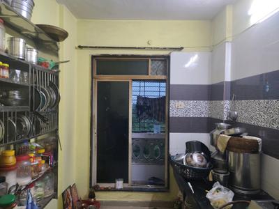 Kitchen Image of 600 Sq.ft 1 BHK Apartment / Flat for rent in Raunak Bliss, Kasarvadavali Thane for Rs. 24000