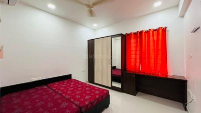 Bedroom Image of 1220 Sq.ft 2 BHK Apartment / Flat for rent in Madhapur Hyderabad for Rs. 35000