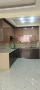Kitchen Image of 1600 Sq.ft 3 BHK Builder Floor for rent in Ansals Elegance, Shastri Nagar Ghaziabad for Rs. 26000