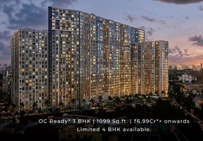 Image of 1800 Sq.ft 4 BHK Apartment / Flat for sale in Adani Ten BKC, Bandra East, Mumbai for Rs. 110900000