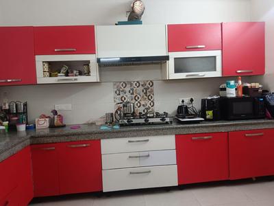 Kitchen Image of 2000 Sq.ft 3 BHK Builder Floor for rent in Sector 46 Gurgaon for Rs. 50000