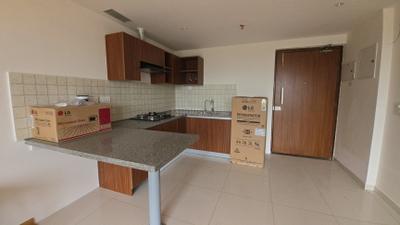 Kitchen Image of 690 Sq.ft 1 BHK Apartment / Flat for rent in Godrej Golf Link, Jaypee Greens Greater Noida for Rs. 30000