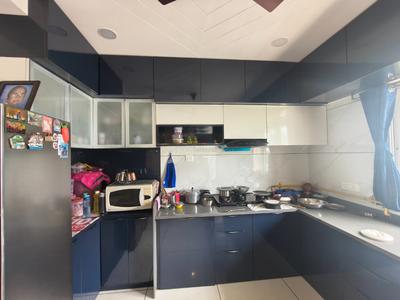 Kitchen Image of 2000 Sq.ft 3 BHK Apartment / Flat for sale in Saral Lotus White Field, Bhayli Vadodara for Rs. 12500000