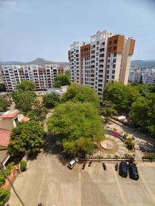 Balcony Image of 600 Sq.ft 1 BHK Apartment / Flat for rent in Dhankawade Tamrind Park Phase 1, Khadewadi Pune for Rs. 12000