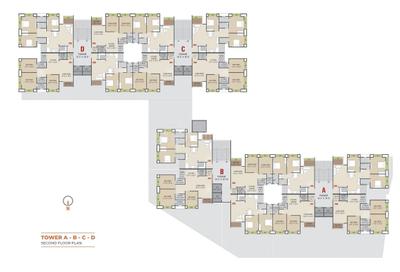 Image of 1278 Sq.ft 2 BHK Apartment / Flat for sale in Jahangirabad, Surat for Rs. 4600800