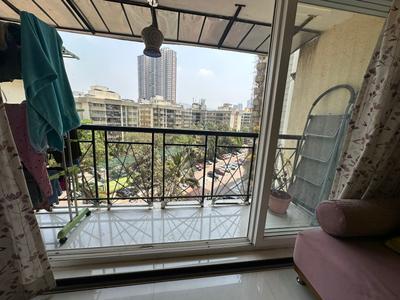 Balcony Image of 850 Sq.ft 2 BHK Apartment / Flat for sale in Evershine Tower, Kandivali East Mumbai for Rs. 25200000