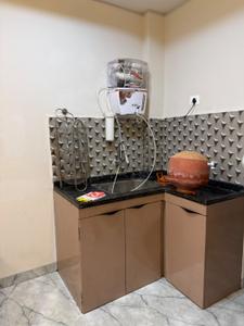 Kitchen Image of 900 Sq.ft 1 BHK Apartment / Flat for rent in Vishnu Puri Colony Indore for Rs. 15000