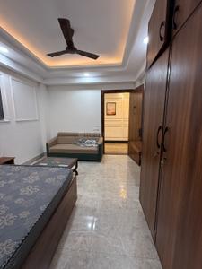Bedroom Image of 900 Sq.ft 1 BHK Builder Floor for rent in DLF Independent Floors, DLF Phase 3 Gurgaon for Rs. 30000