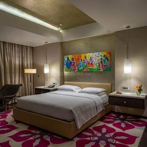 Bedroom Image of 3000 Sq.ft 3 BHK Apartment / Flat for rent in Arise Vibrant, Chharodi Ahmedabad for Rs. 25000
