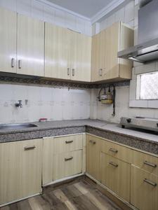 Kitchen Image of 1200 Sq.ft 3 BHK Apartment / Flat for rent in Said-Ul-Ajaib New Delhi for Rs. 28000