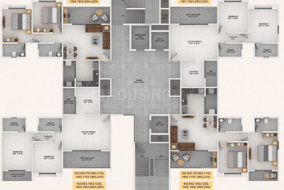 Image of 1001 Sq.ft 2 BHK Apartment / Flat for sale in Sukhwani Sepia, Tathawade, Pune for Rs. 8200000