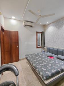 Bedroom Image of 550 Sq.ft 1 BHK Builder Floor for rent in Mahalakshmi Nagar Indore for Rs. 19000