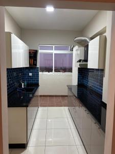 Kitchen Image of 1500 Sq.ft 3 BHK Apartment / Flat for rent in UKN The Belvedere Airport District, Navarathna Agrahara Bengaluru for Rs. 35000