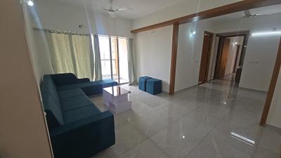Living Room Image of 2100 Sq.ft 3 BHK Apartment / Flat for rent in Arise Vibrant, Chharodi Ahmedabad for Rs. 41000