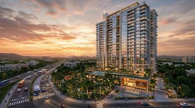 Image of 950 Sq.ft 2 BHK Apartment / Flat for sale in Meriton Heights, Mamurdi, Pune for Rs. 6350000