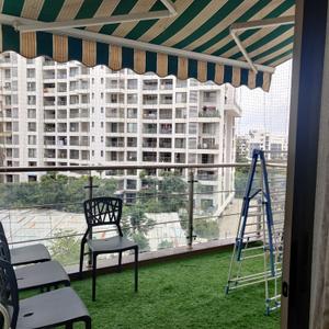 Balcony Image of 1540 Sq.ft 2.5 BHK Apartment / Flat for sale in Pride Purple Park Titanium, Wakad Pune for Rs. 27500000