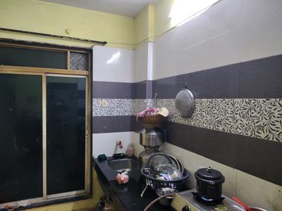 Kitchen Image of 650 Sq.ft 1 BHK Apartment / Flat for sale in Thane West Thane for Rs. 12500000