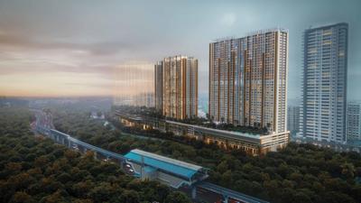 Image of 751 Sq.ft 2 BHK Apartment / Flat for sale in Ajmera Manhattan Building 3A And 3B, Wadala East, Mumbai for Rs. 30500000