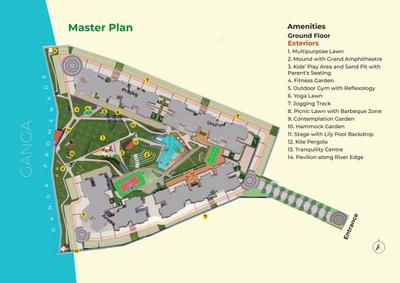 Image of 906 Sq.ft 3 BHK Apartment / Flat for sale in Orchard Amritaya, Cossipore, Kolkata for Rs. 9415000