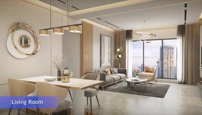 Living Room Image of 857 Sq.ft 3 BHK Apartment / Flat for sale in TSV Spectrum Life, Santacruz West Mumbai for Rs. 44779000