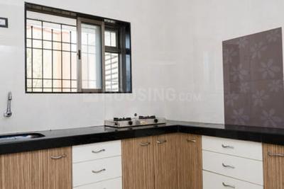 Kitchen Image of 945 Sq.ft 2 BHK Apartment / Flat for rent in Dehdia Platinum Lawn, Kasarvadavali Thane for Rs. 32000