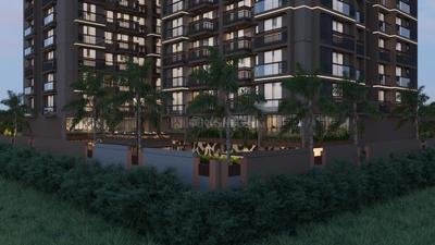 Image of 1200 Sq.ft 3 BHK Apartment / Flat for sale in Kesari Hilltown Luxuria, Kudasan, Gandhinagar for Rs. 11200000