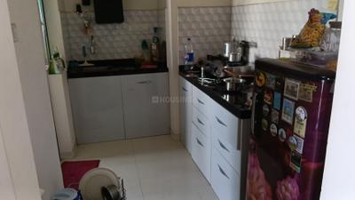 Kitchen Image of 550 Sq.ft 1 BHK Apartment / Flat for rent in Godrej Hillside 2, Mahalunge Pune for Rs. 22000