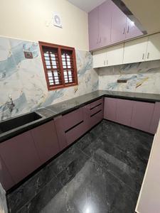 Kitchen Image of 850 Sq.ft 2 BHK Builder Floor for rent in Kithaganur Colony Bengaluru for Rs. 18000